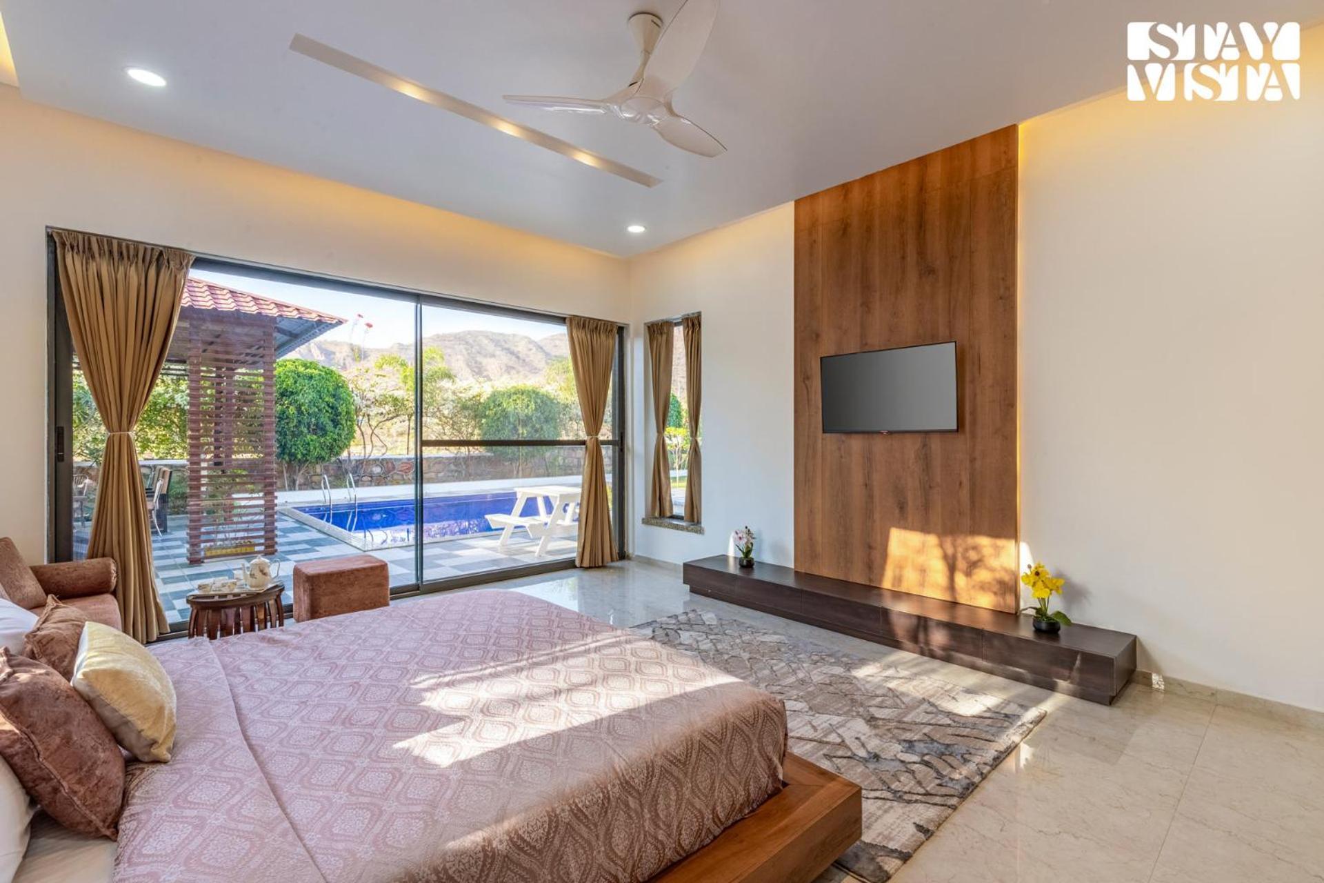 אודייפור Stayvista'S Bella Dream - Mountain-View With Outdoor Pool, Lawn Featuring A Gazebo & Indoor Games מראה חיצוני תמונה