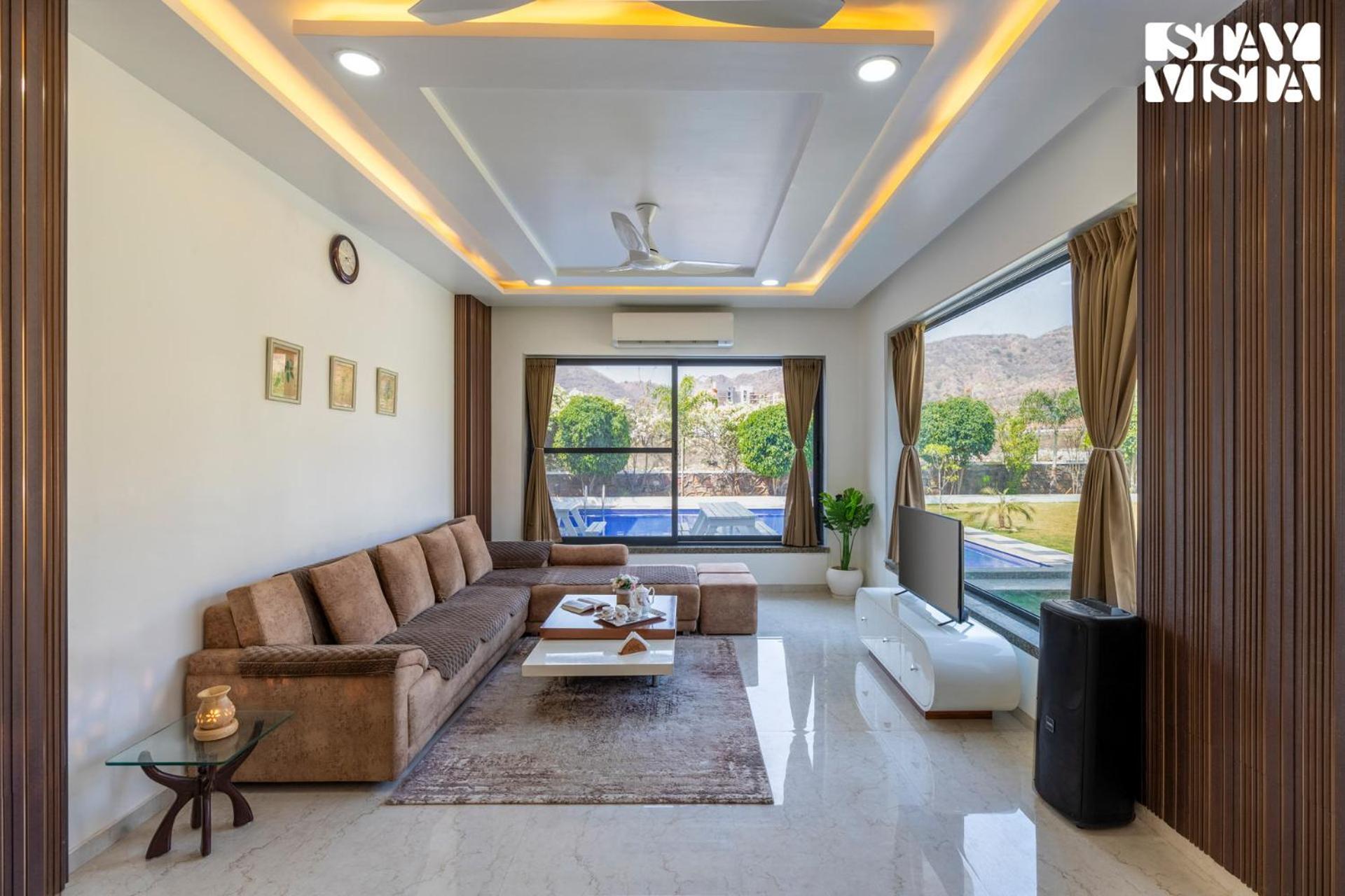 אודייפור Stayvista'S Bella Dream - Mountain-View With Outdoor Pool, Lawn Featuring A Gazebo & Indoor Games מראה חיצוני תמונה