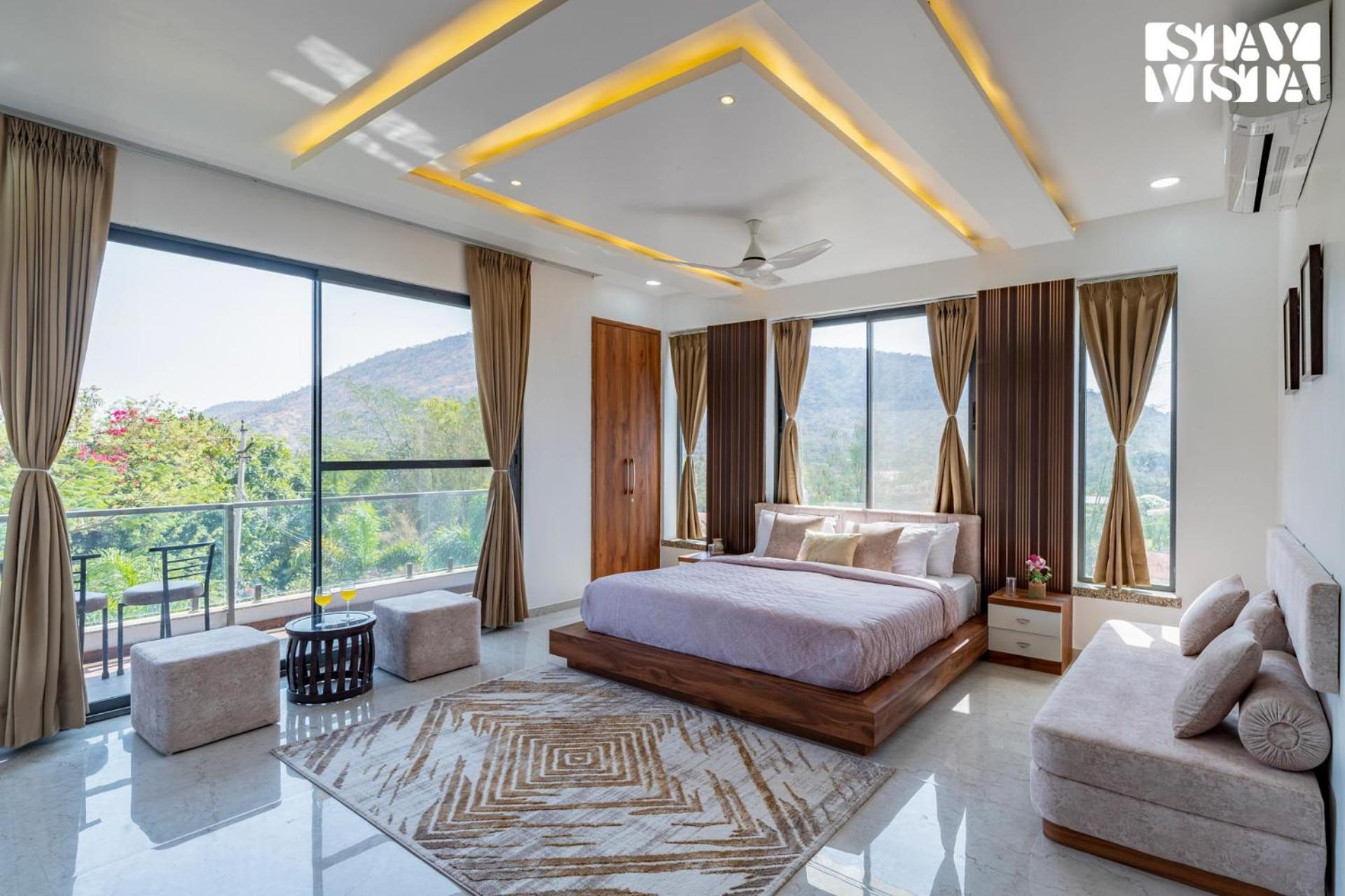 אודייפור Stayvista'S Bella Dream - Mountain-View With Outdoor Pool, Lawn Featuring A Gazebo & Indoor Games מראה חיצוני תמונה