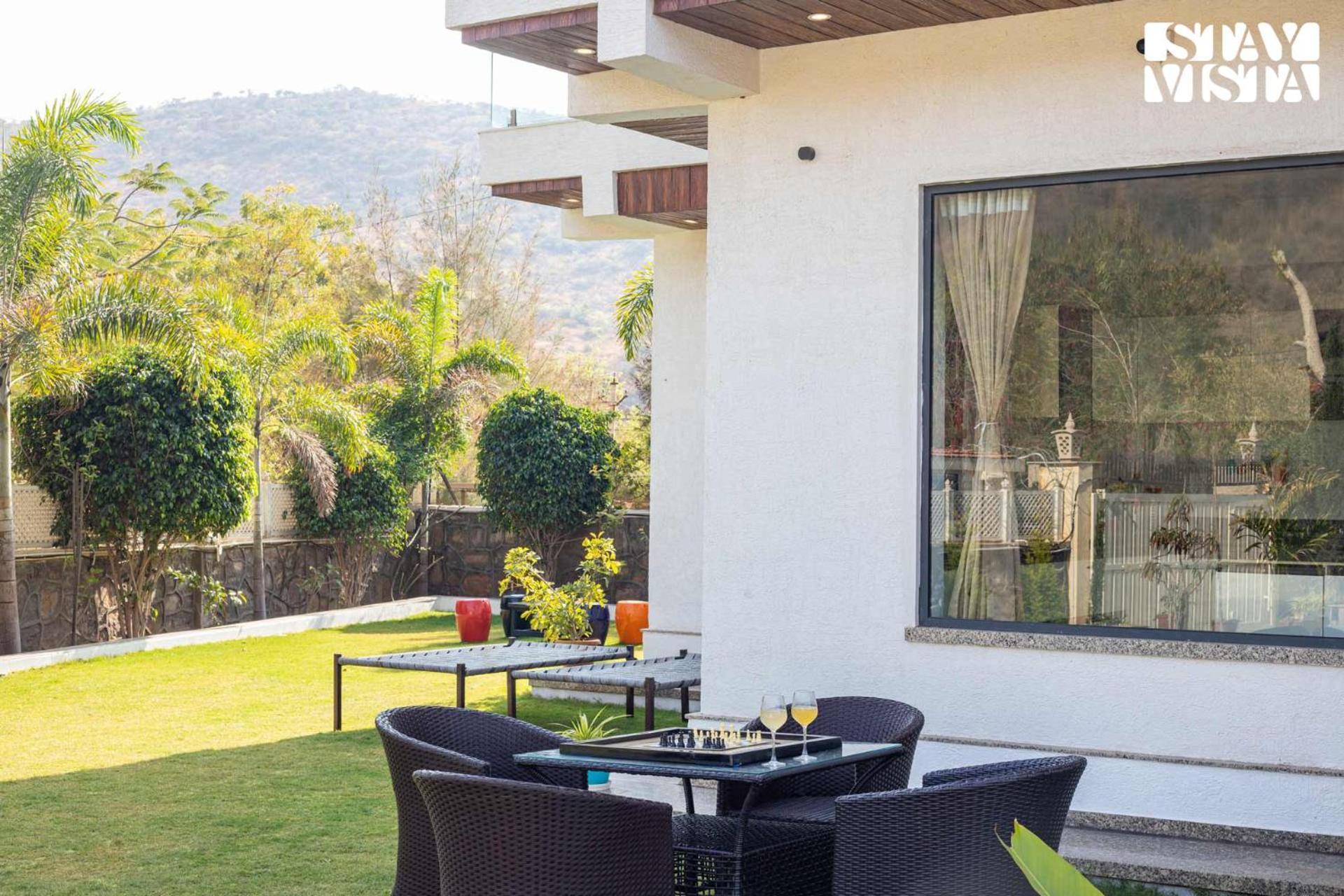 אודייפור Stayvista'S Bella Dream - Mountain-View With Outdoor Pool, Lawn Featuring A Gazebo & Indoor Games מראה חיצוני תמונה